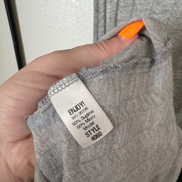 Micheal stars super soft ribbed knit stretch classic tank top sleeveless shirt - Picture 3 of 5